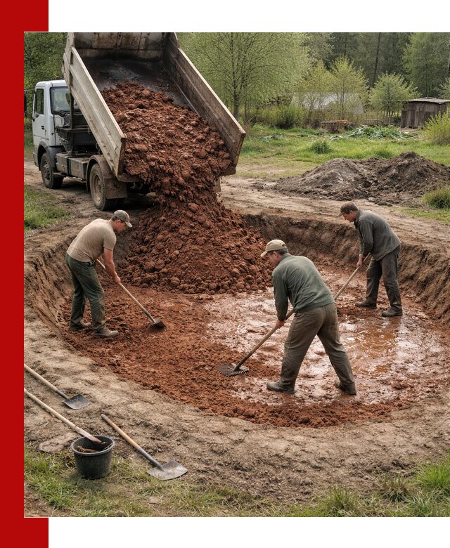Купить качественную глину для пруда в Липецке