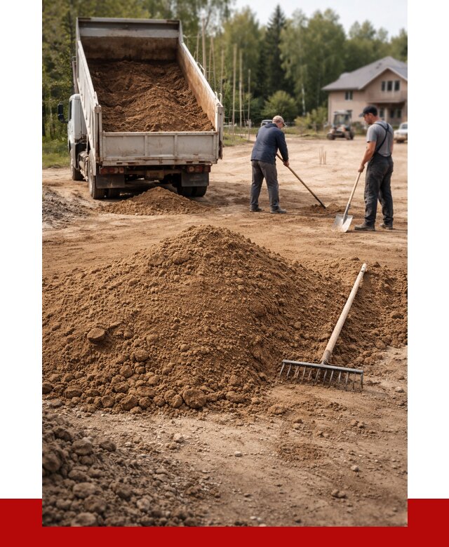 Суглинок для планировки в Липецке с доставкой от 4365 р. | ПРОНЕРУДЛпц