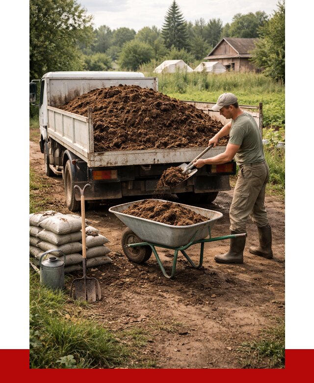 Купить коровий навоз с доставкой в Липецке от 1871 р. | ПРОНЕРУДЛпц