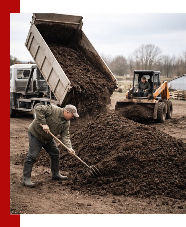 Доставка и продажа перегноя в Липецке быстро и дешево
