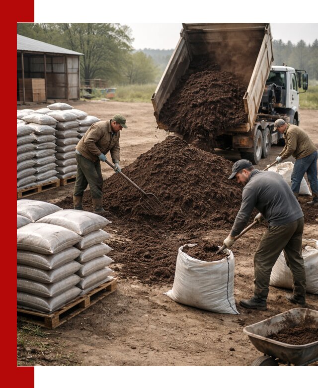 Доставка компоста оптом и в розницу в Липецке