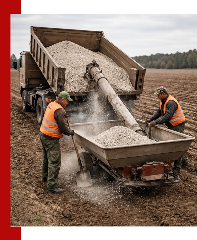 Доставка и продажа суперфосфата оптом и в розницу в Липецке