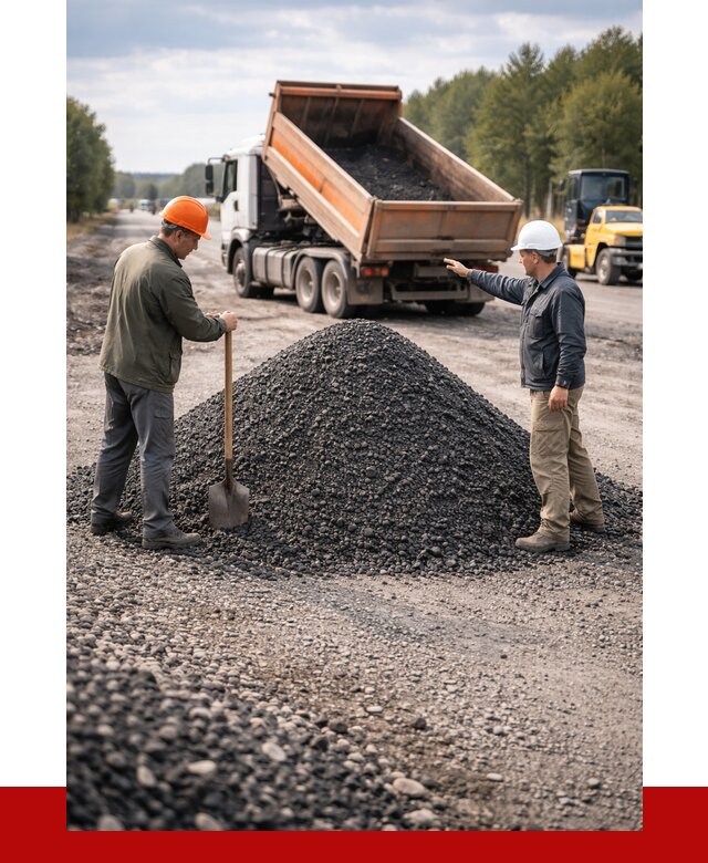 Купить асфальтовую крошку для дорог в Липецке от 4365 р. | ПРОНЕРУДЛпц