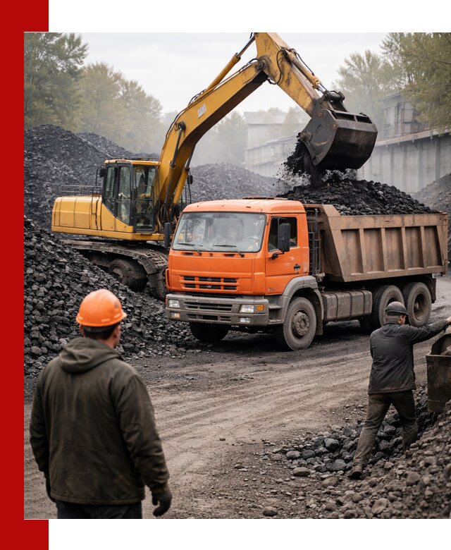 Доставка угля автотранспортом в Липецке быстро и выгодно