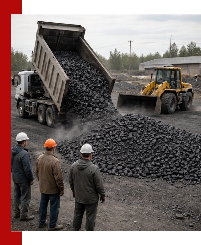 Доставка угля антрацита в Липецке с самосвалами и погрузкой