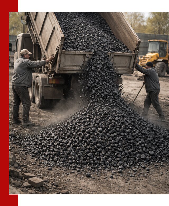 Доставка угля семечка самосвалами в Липецке