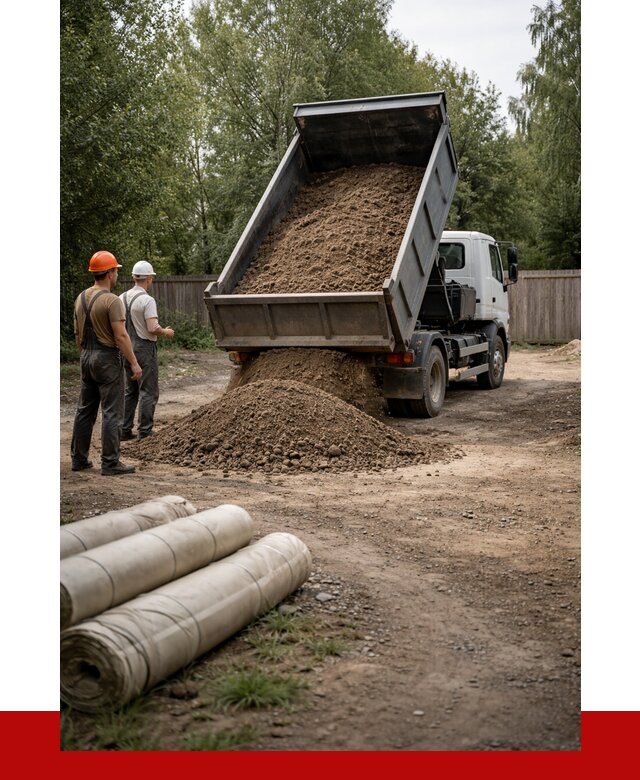 Доставка сыпучих материалов самосвалом в [cvi] от 4365 р. | ПРОНЕРУДЛпц