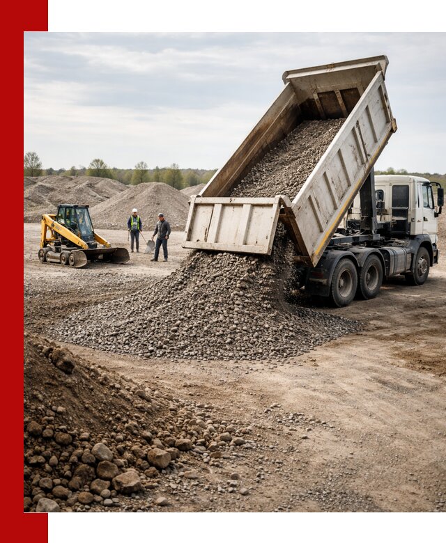 Доставка самосвалом 25 м³ в Липецке быстро и надежно