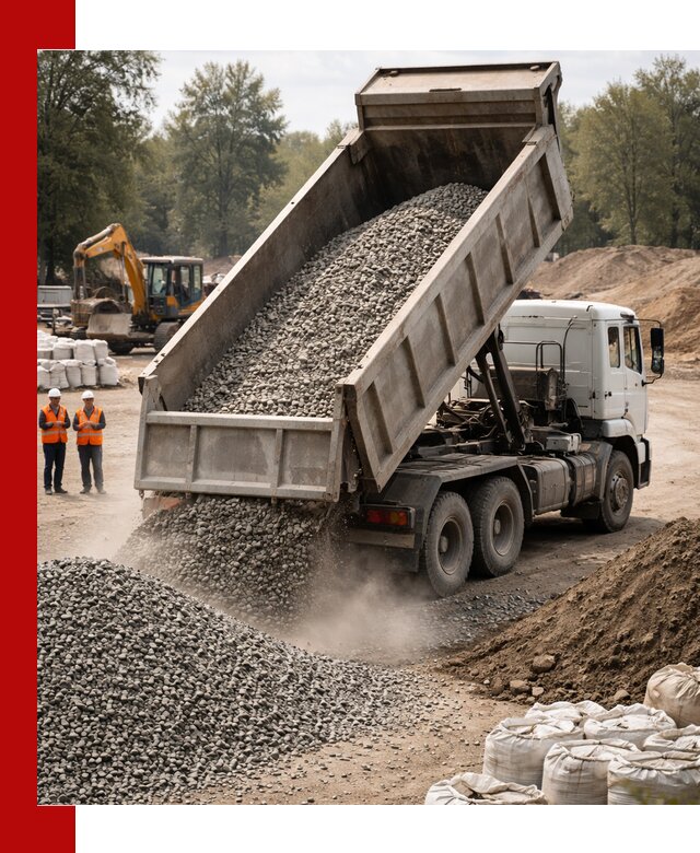 Аренда самосвала в Липецке для доставки сыпучих и нерудных материалов