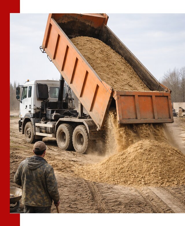 Аренда самосвала 20 тонн для перевозки грузов в Липецке
