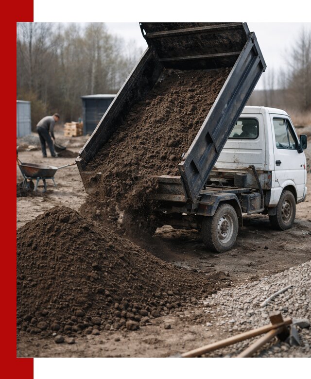 Аренда минисамосвала в Липецке для доставки сыпучих материалов