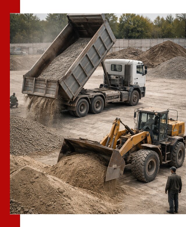 Перевозка сыпучих грузов самосвалами и бортовыми в Липецке