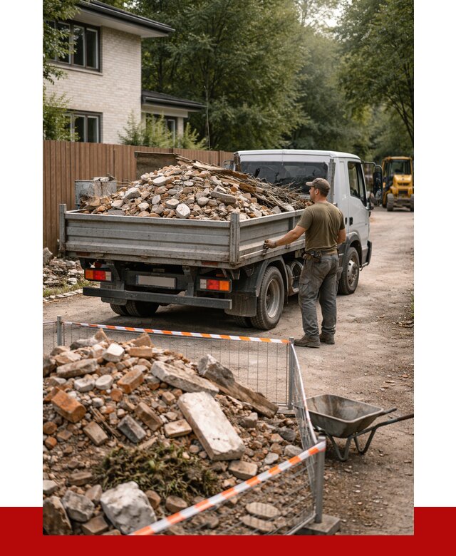 Вывоз строительного мусора с погрузкой в Липецке от 7796 р | ПРОНЕРУДЛпц