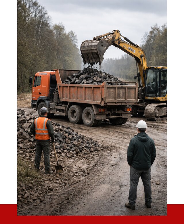 Вывоз асфальта в Липецке от 4677 р. самосвалом ПРОНЕРУДЛпц