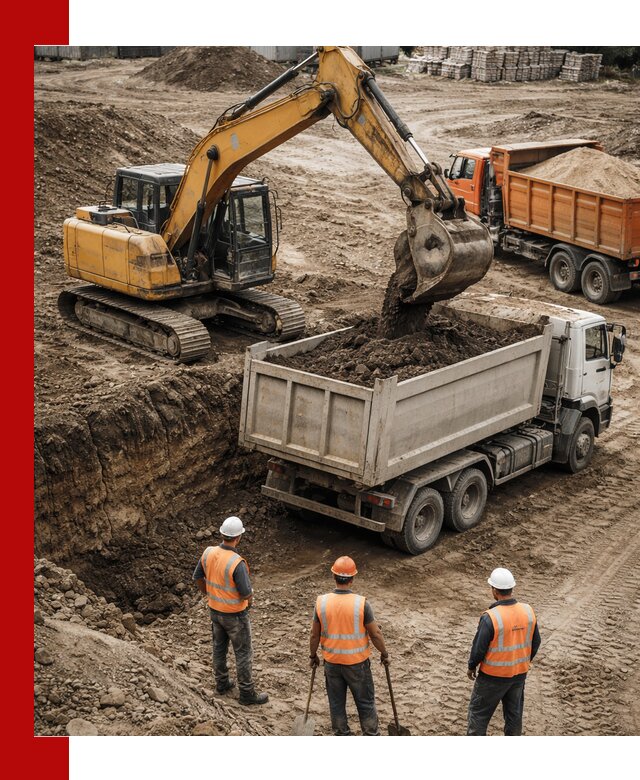 Разработка грунта для строительства и благоустройства в Липецке