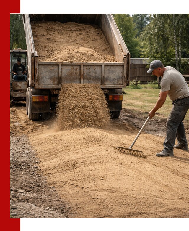 Отсыпка участка песком в Липецке быстро и качественно