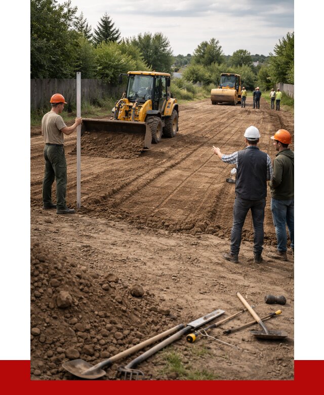 Планировка участка грунтом в Липецке от 4677 р ПРОНЕРУДЛпц
